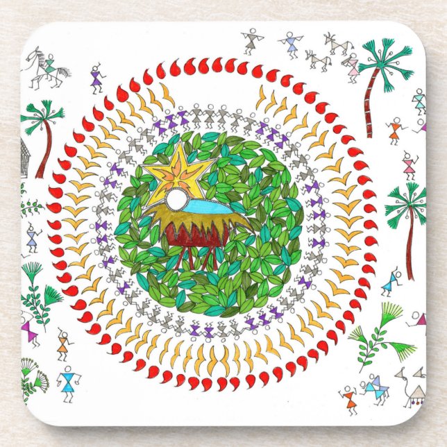 Dessous-de-verre Christmas Coasters (Devant)
