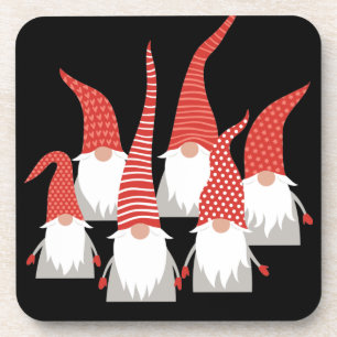 Dessous-de-verre Christmas Gnomes Holiday Elves Cute Seasonal Xmas
