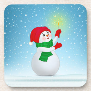 Dessous-de-verre Christmas Snowman