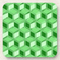 Chrome 3-d boîtes - vert émeraude