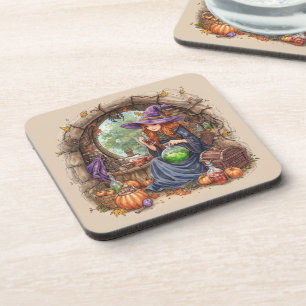Dessous-de-verre Chuchotements de Magie, Belle Sorcière et Sa Potio