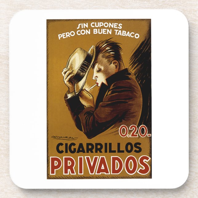 Dessous-de-verre Cigarillos Privados (Devant)
