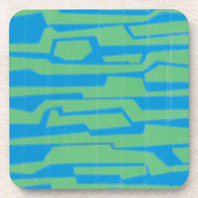 Dessous-de-verre Circuit V moderne (Devant)