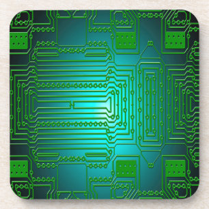 Dessous-de-verre circuits de conducteurs de cartes