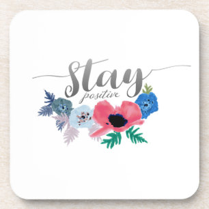 Dessous-de-verre Citation d'attitude positive
