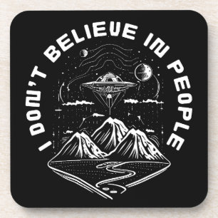 Dessous-de-verre Citation drôle d'aliens de l'OVNI personnes