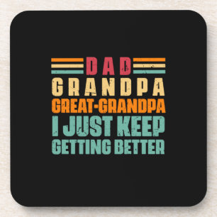 Dessous-de-verre Citations grand-père Papa Grand Grand Papi