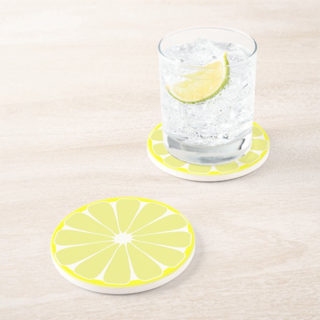 Dessous de verre citron (Côté)