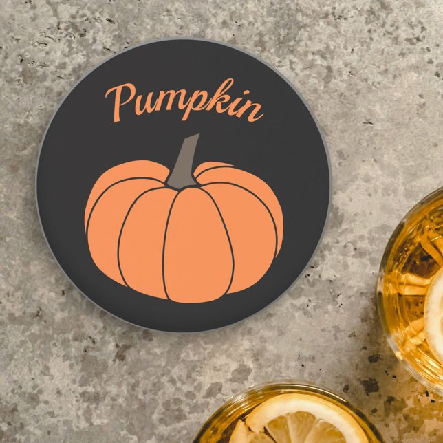 Dessous de verre citrouille Thanksgiving (Pumpkin Thanksgiving Coaster)