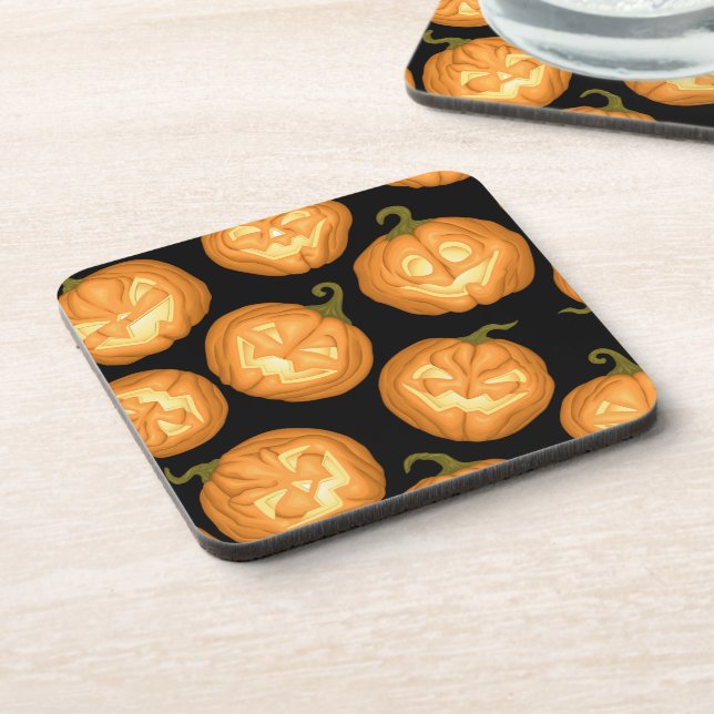 Dessous-de-verre Citrouilles d'Halloween (Côté gauche)