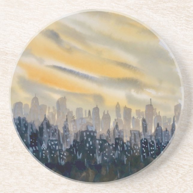 Dessous de verre Cityscape (Devant)