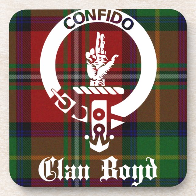Dessous-de-verre Clan Boyd Crest Tartan (Devant)