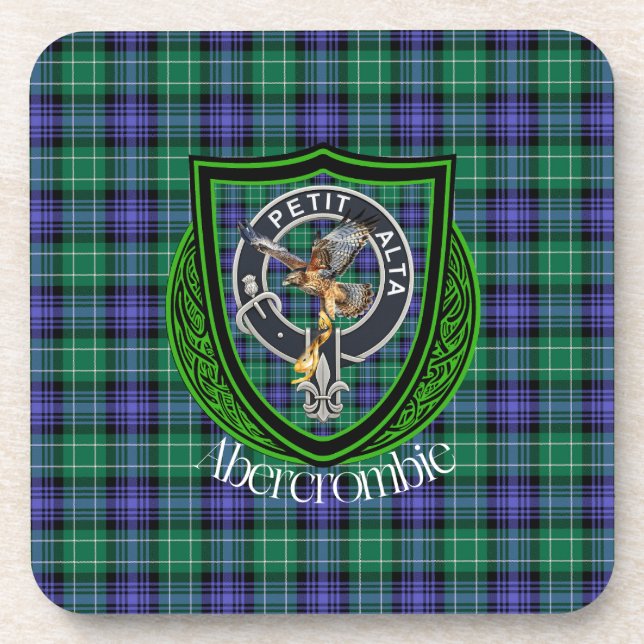 Dessous-de-verre Clan écossais Abercrombie Tartan & Crest (Devant)