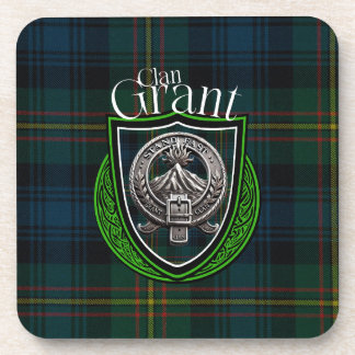 Dessous-de-verre Clan écossais Grant Tartan et Crest
