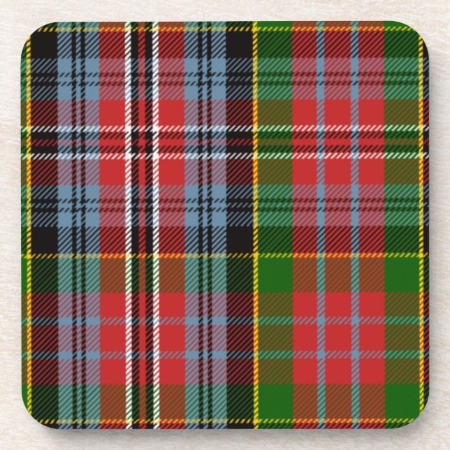 Dessous-de-verre Clan écossais Kidd Tartan Plaid (Devant)