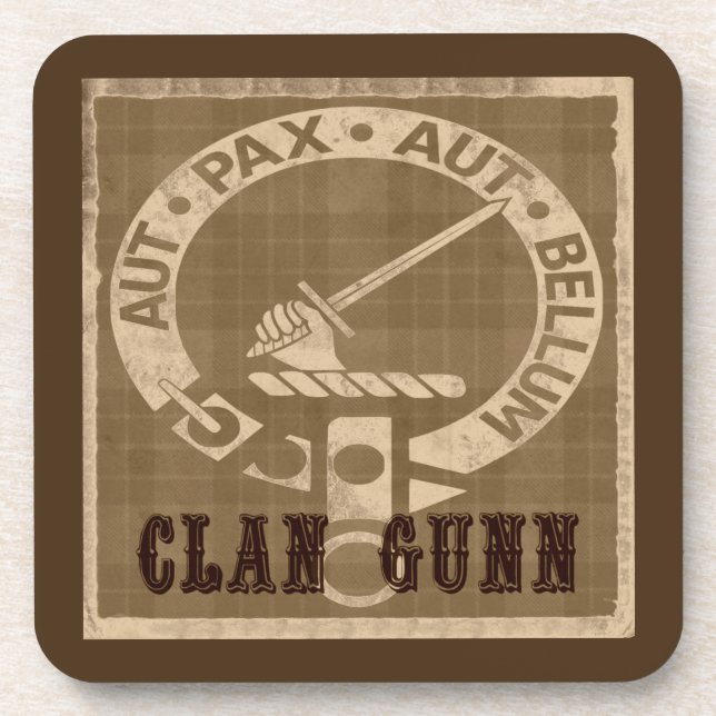 Dessous-de-verre Clan Gunn (Devant)