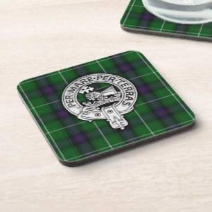 Dessous-de-verre Clan MacDonald de Isles Crest & Tartan