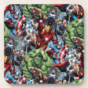 Dessous-de-verre Classique Avengers   Hulk Leading Avengers