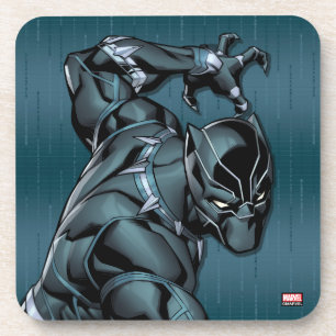 Dessous-de-verre Classiques Avengers   Black Panther attaque avec s