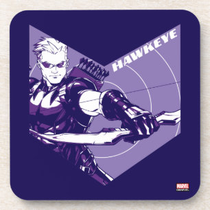 Dessous-de-verre Classiques Avengers   Hawkeye découpé en flèche
