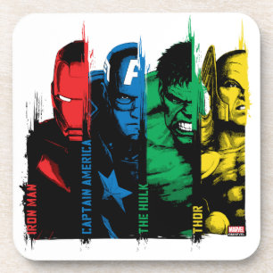Dessous-de-verre Classiques Avengers Paint Brush Lineup