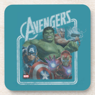Dessous-de-verre Classiques des Avengers Art Rétro des Avengers