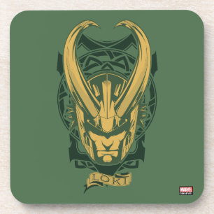 Dessous-de-verre Classiques des Avengers   Graphique Loki Nordique