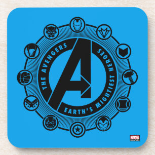 Dessous-de-verre Classiques des Avengers   Icônes des héros les plu