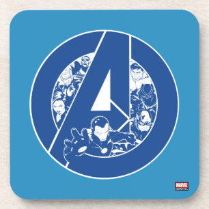 Dessous-de-verre Classiques des Avengers   Logo des Avengers dans l