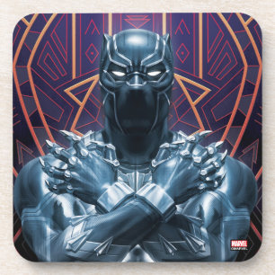 Dessous-de-verre Classiques des Avengers   Salut de Black Panther