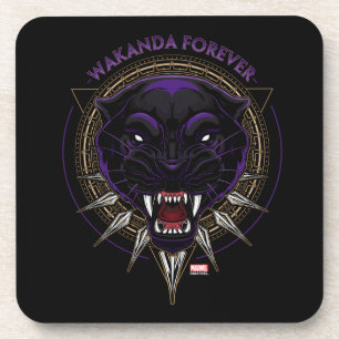 Dessous-de-verre Classiques des Vengeurs Wakanda Forever Emblème