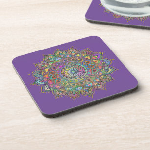 Dessous-de-verre Classy Colorfully Mandala India Style 1