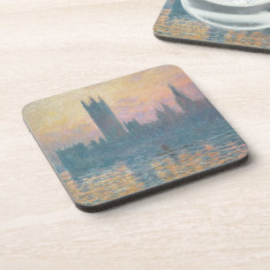 Dessous-de-verre Claude Monet les Chambres du Parlement, coucher