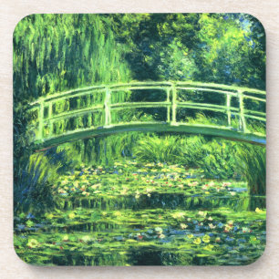 Dessous-de-verre Claude Monet : Pont au-dessus d'un étang des