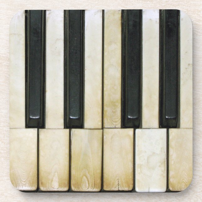 Dessous-de-verre Clés de piano (Devant)
