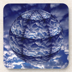Dessous-de-verre Cloud 3D Abstrait