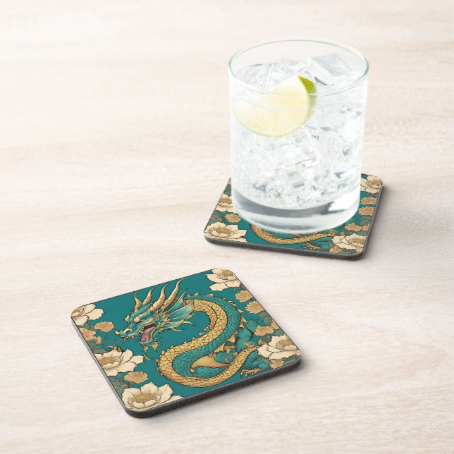 Dessous-de-verre Coaster de boisson dragon (Côté Droit)