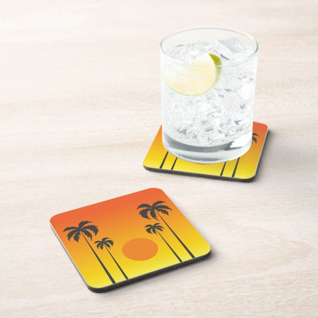 Dessous-de-verre Coaster de boisson Sunset (Côté Droit)