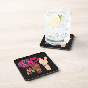 Dessous-de-verre Coaster de boissons de la paix