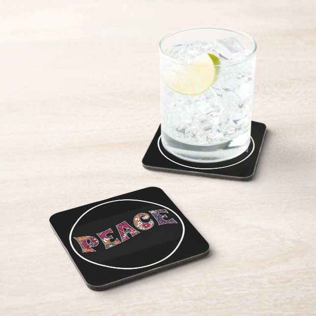 Dessous-de-verre Coaster de boissons de la paix (Côté Droit)