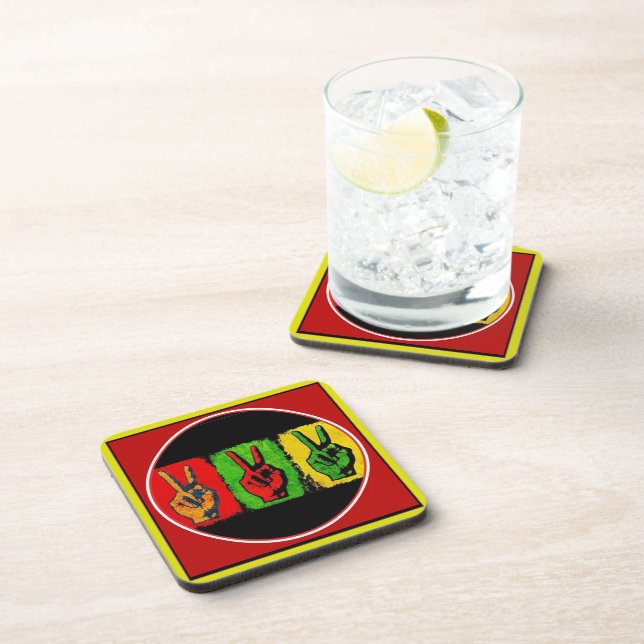 Dessous-de-verre Coaster de boissons de la paix (Côté Droit)