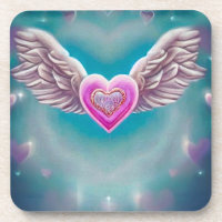 Cœur Rose Volant