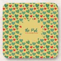 Coeurs remplis de motif