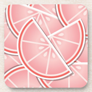 Dessous-de-verre Coincés de pamplemousse rose