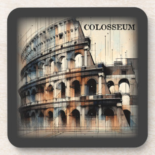Dessous-de-verre Colisée romaine Italie Europe