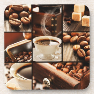 Dessous-de-verre Collage de café