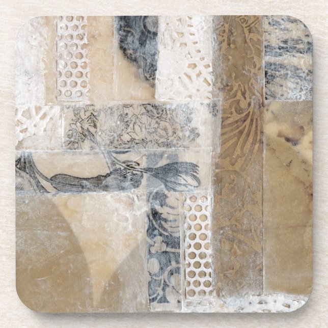 Dessous-de-verre Collage de dentelle I (Devant)