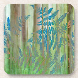 Dessous-de-verre Collage de fougères aigles et forêt Seabeck, WA