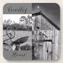 Collage de la grange de tracteur "Country Home"