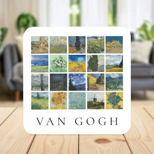 Dessous-de-verre Collage de peinture Van Gogh
